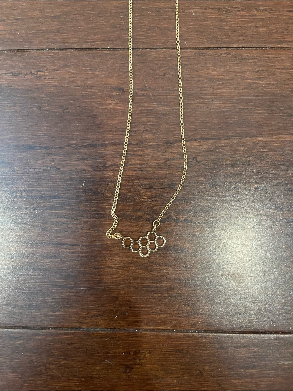 honeycomb necklace